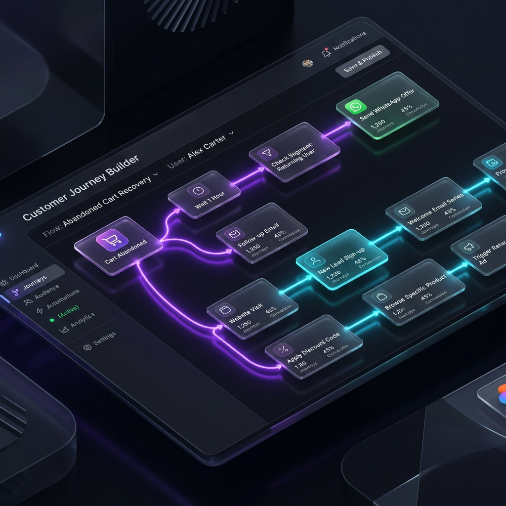 Visual Automated Customer Journey Builder